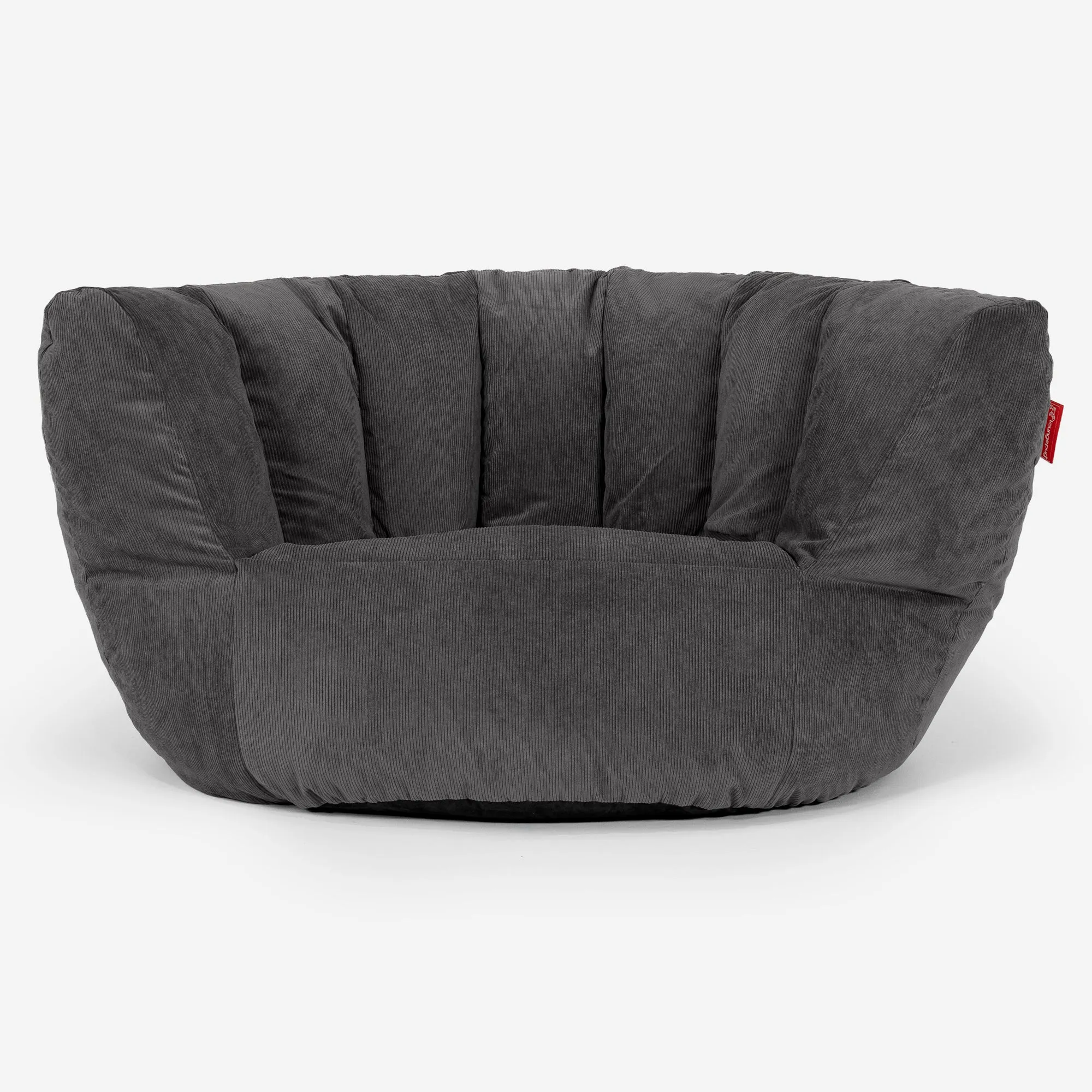 Charles Vintish Bean Bag - Needlecord Charcoal