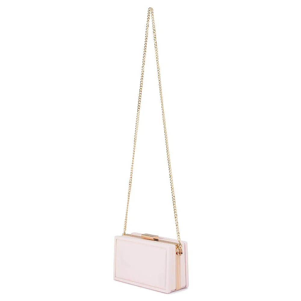 Charlotte Box Bag in Blush