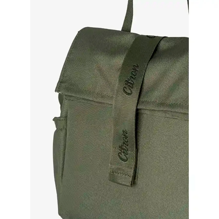 Citron 2022 Insulated Rollup Lunch Bag (Olive Green)