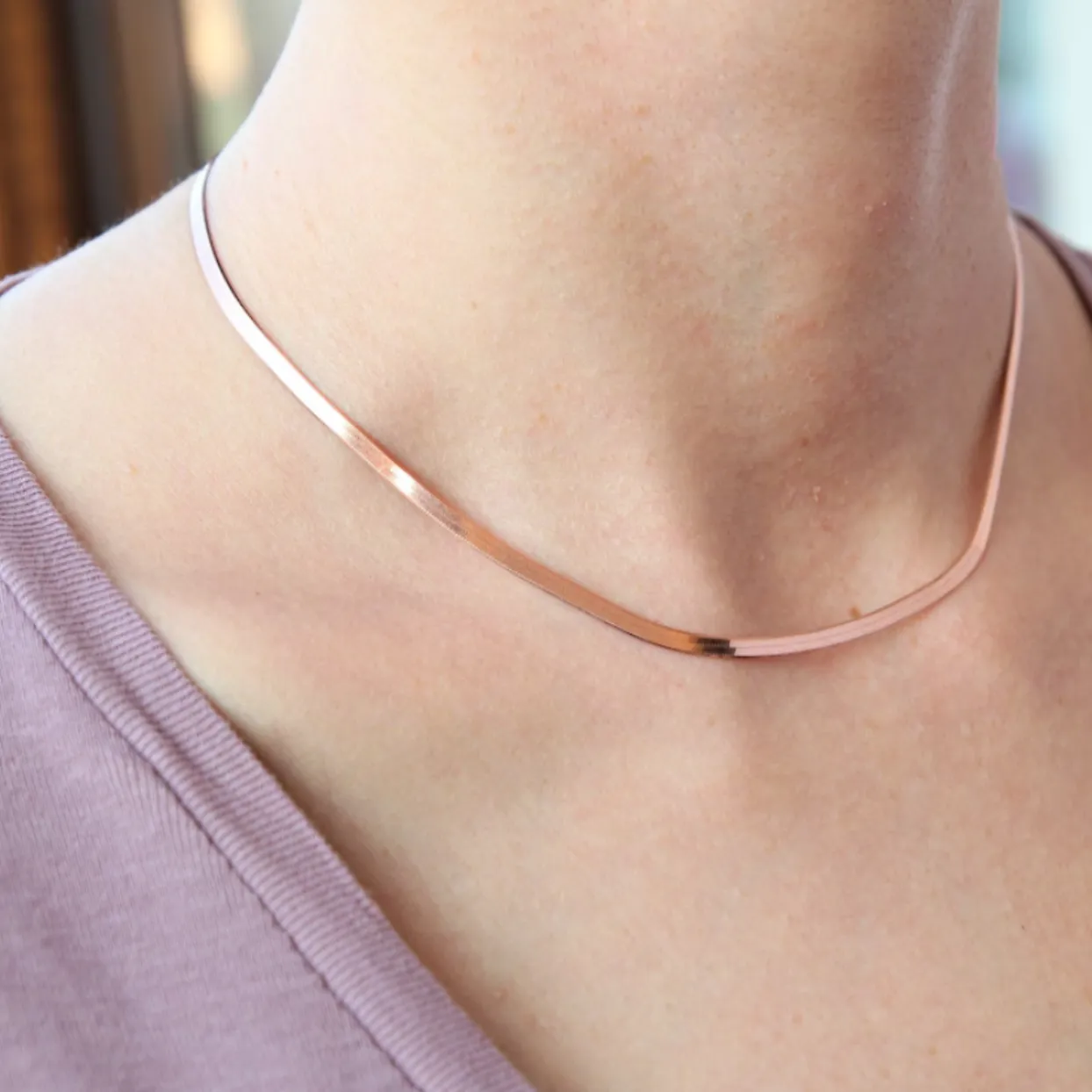 CLASSIC 18k GOLD / ROSE GOLD & SILVER SNAKE CHAIN - WATER PROOF NECKLACES