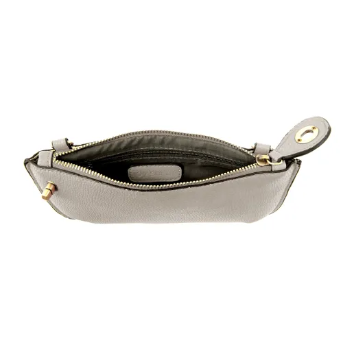 Classic Crossbody Wristlet - Grey