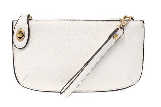 Classic Crossbody Wristlet - White