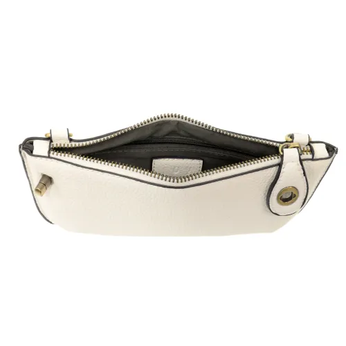 Classic Crossbody Wristlet - White