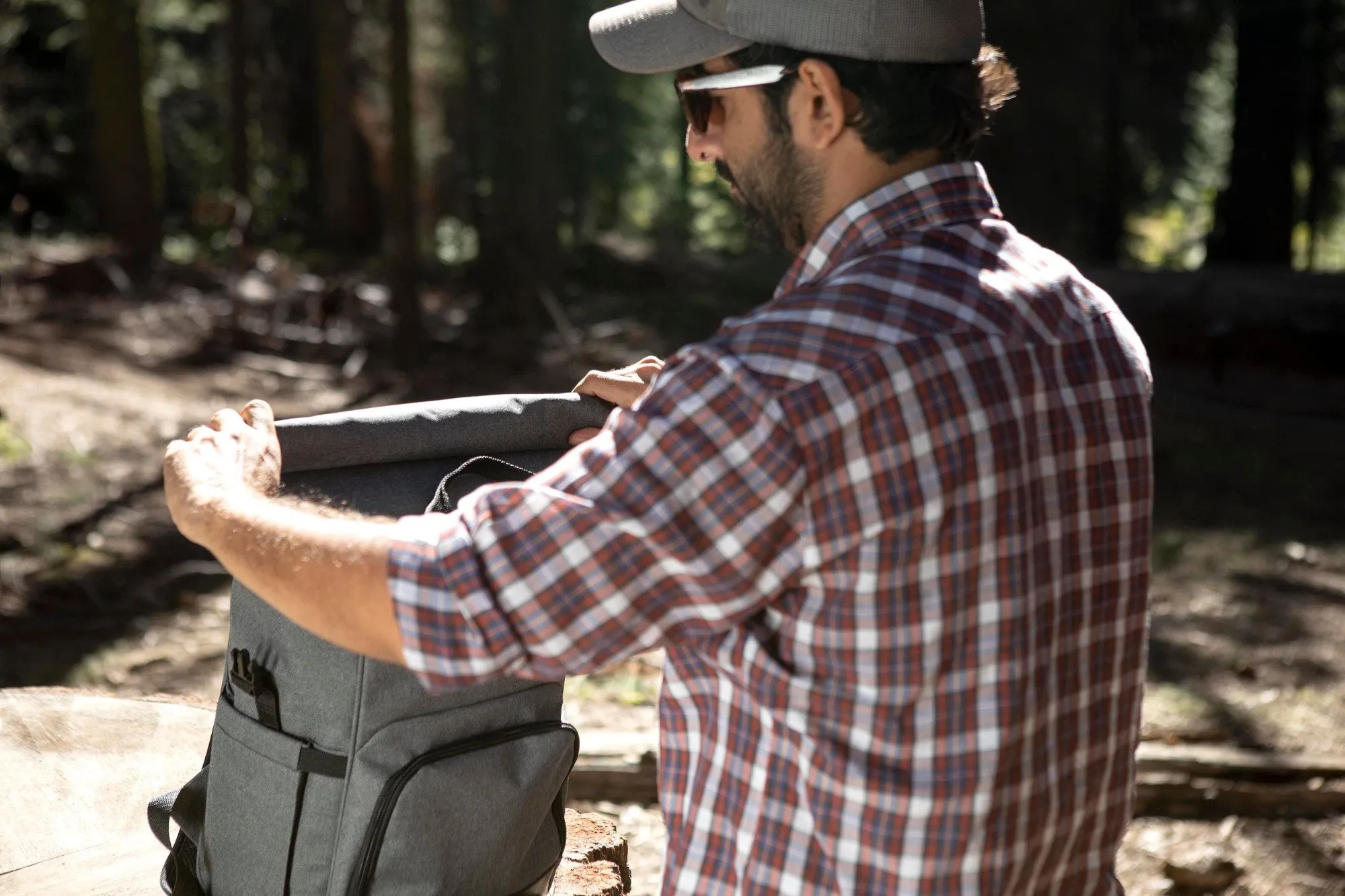 Cleveland Guardians - On The Go Roll-Top Backpack Cooler