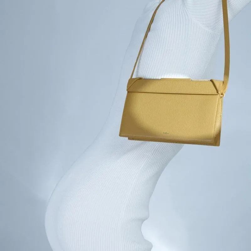 Click Mini Top Handle Bag - Mustard