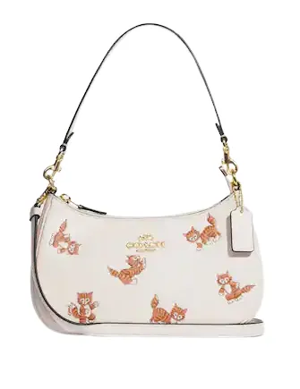 Coach Teri Shoulder Bag With Dancing Kitten Print