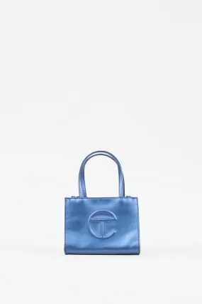 Cobalt Blue Small Shopping Bag