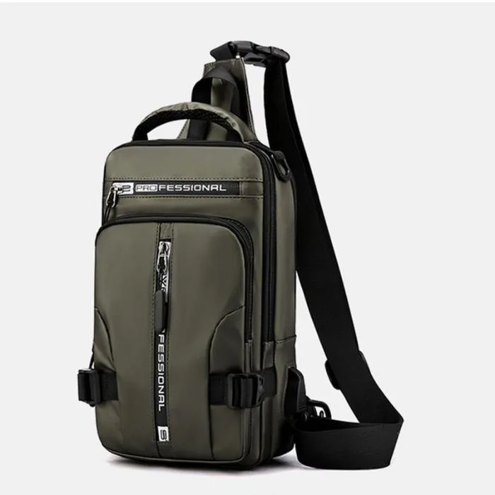 Crossbody Bags Men Multifunctional Backpack Shoulder Chest Bags