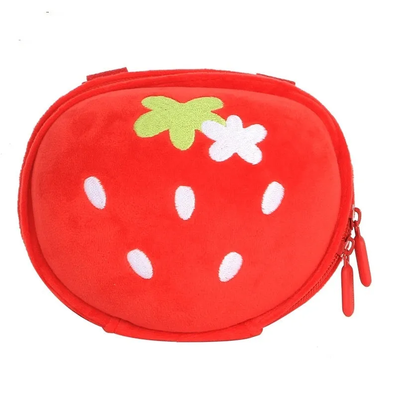 Cute Strawberry Cartoon Kids' Crossbody Bag