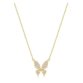 CZ Butterfly Necklace