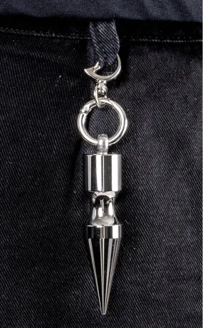 Damage Control Spike Key Ring / Belt Chain