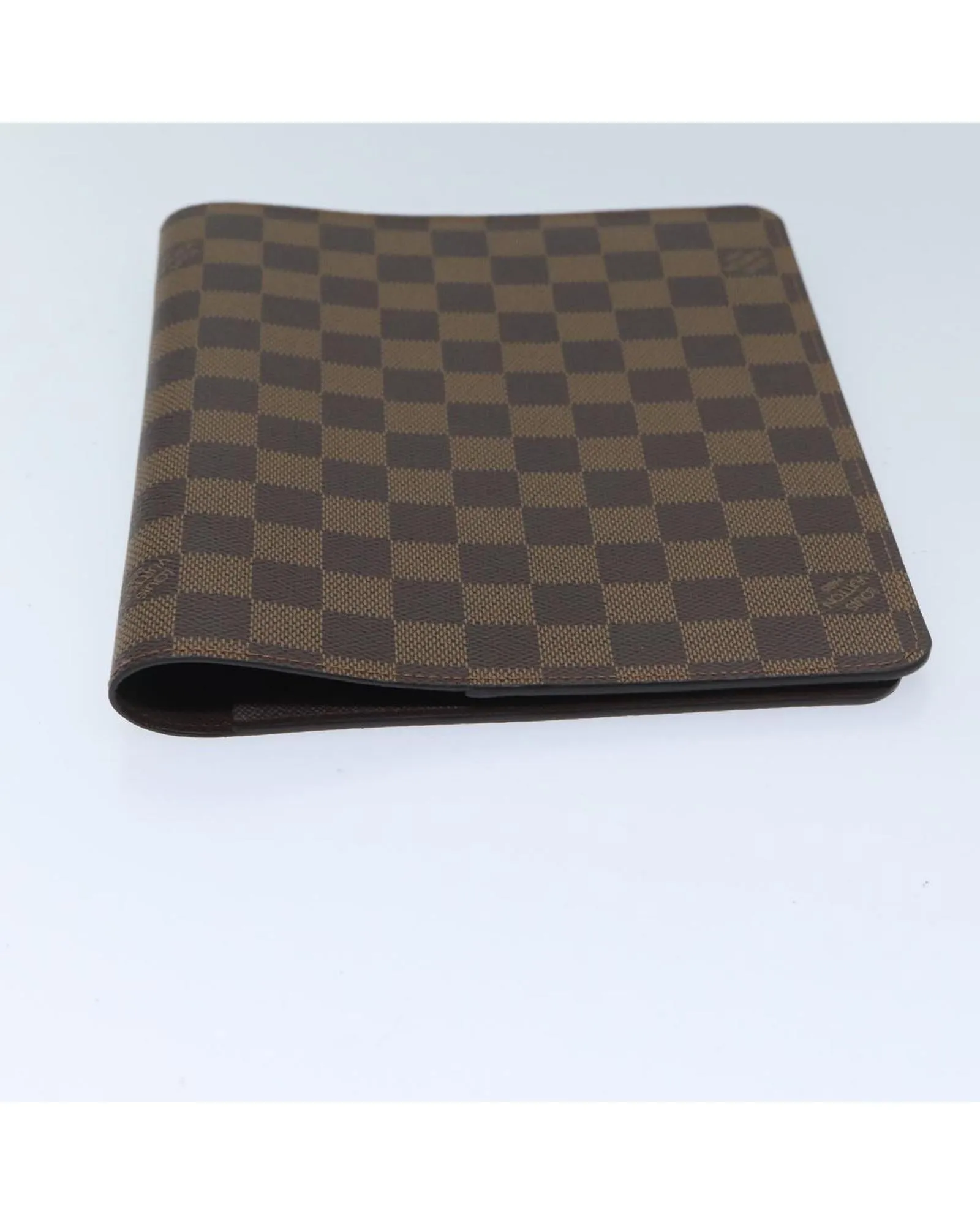 Damier Ebene Day Planner Cover with Printed Initials