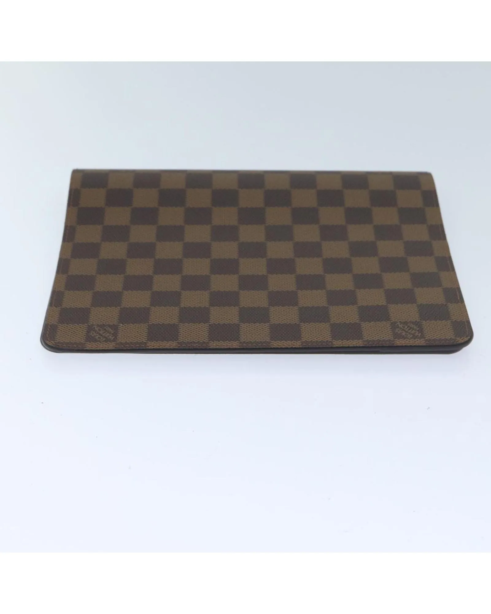 Damier Ebene Day Planner Cover with Printed Initials