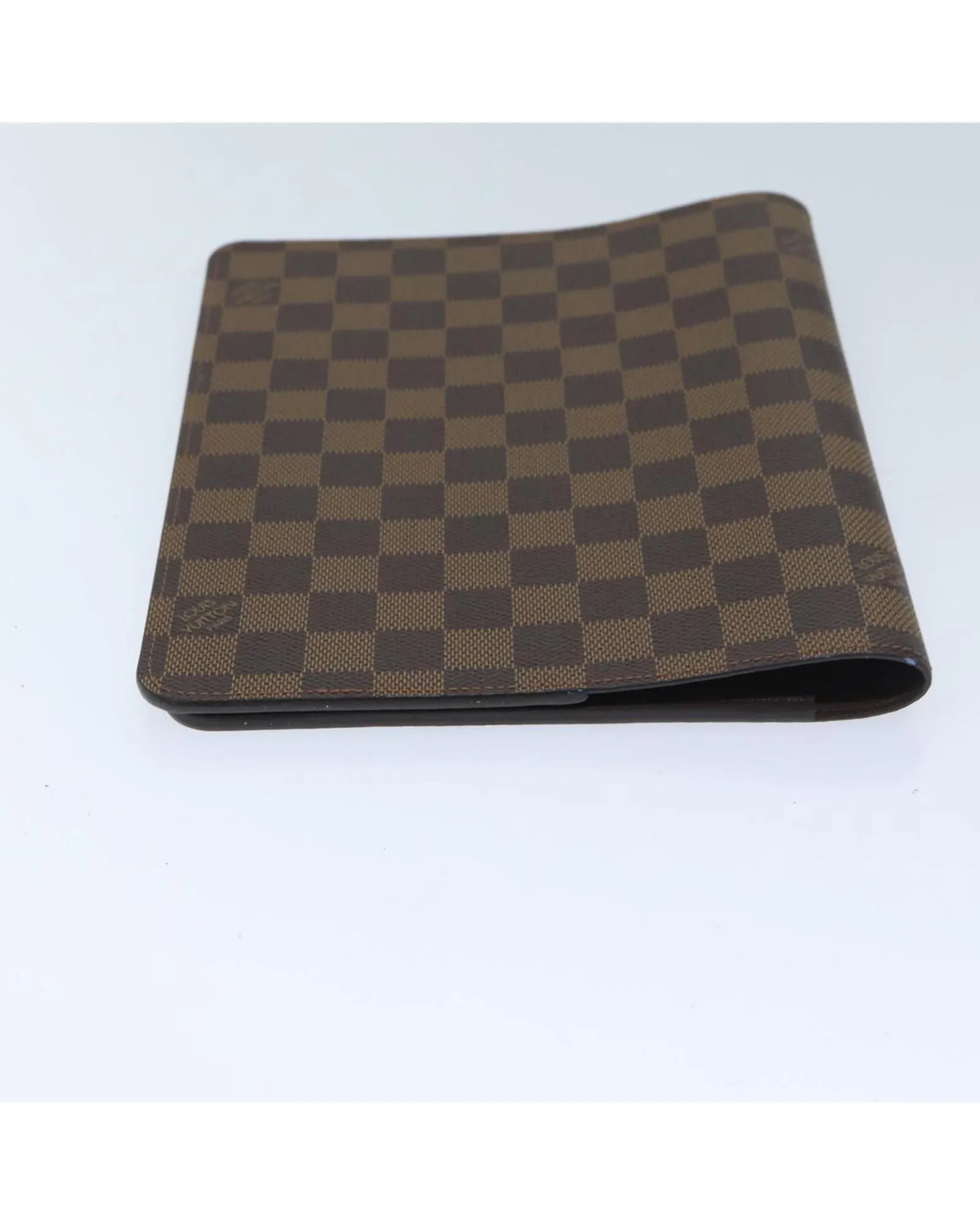 Damier Ebene Day Planner Cover with Printed Initials