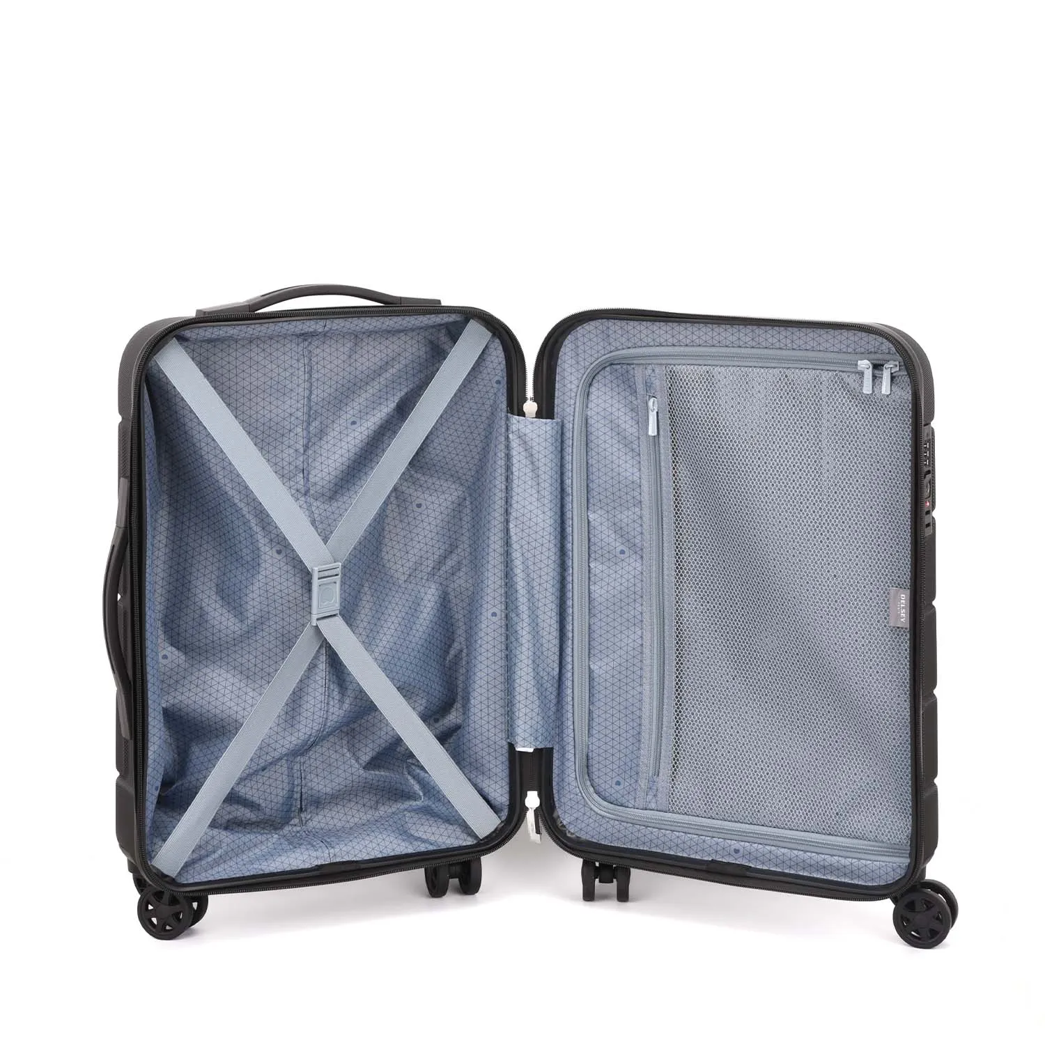 Delsey Lagos 3 Piece Set Non-Expandable Luggage Trolley 55 66 76cm