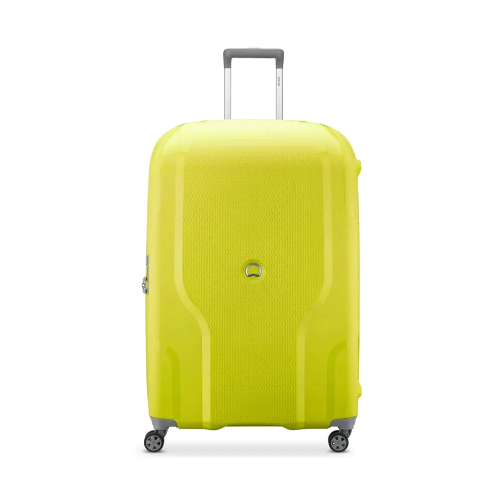 Delsey Paris Clavel DY2256801P 83cm 4 Double Wheels Trolley Case - Lemon