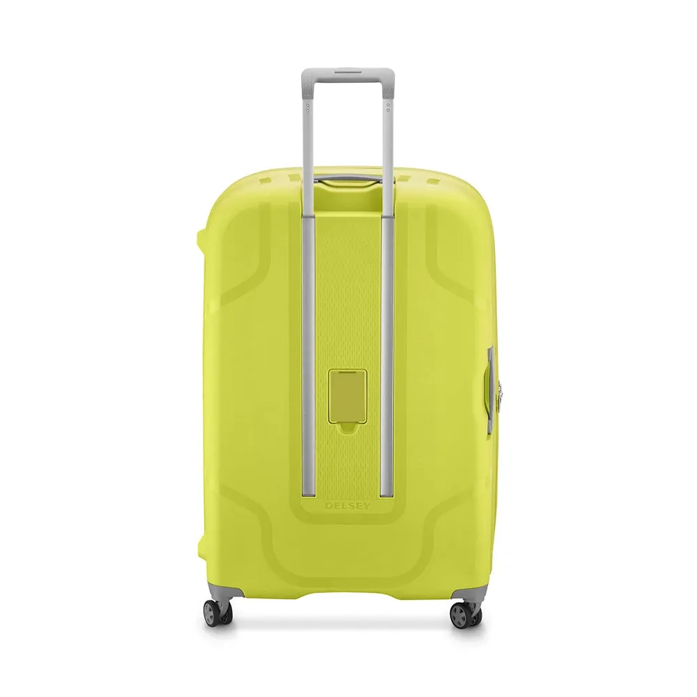 Delsey Paris Clavel DY2256801P 83cm 4 Double Wheels Trolley Case - Lemon