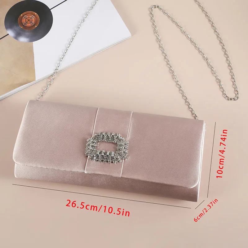 Diamond Chain Clutch Bag