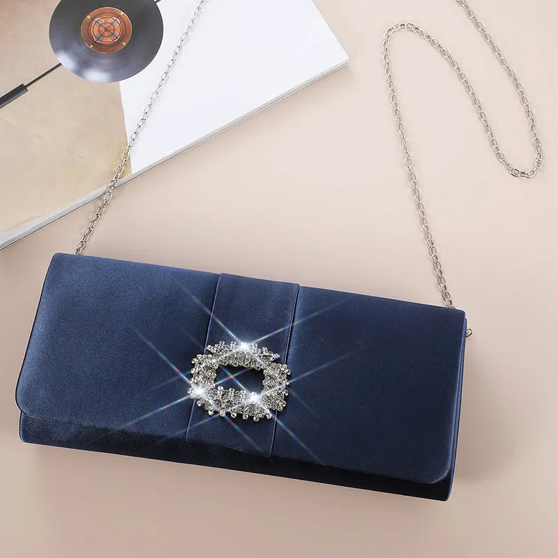 Diamond Chain Clutch Bag