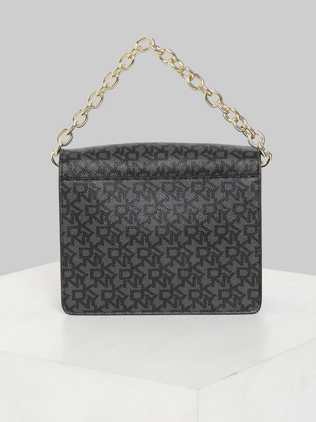 DKNY Women Black Printed Crossbody