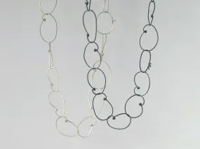 Doodle Cloud Necklace- Long