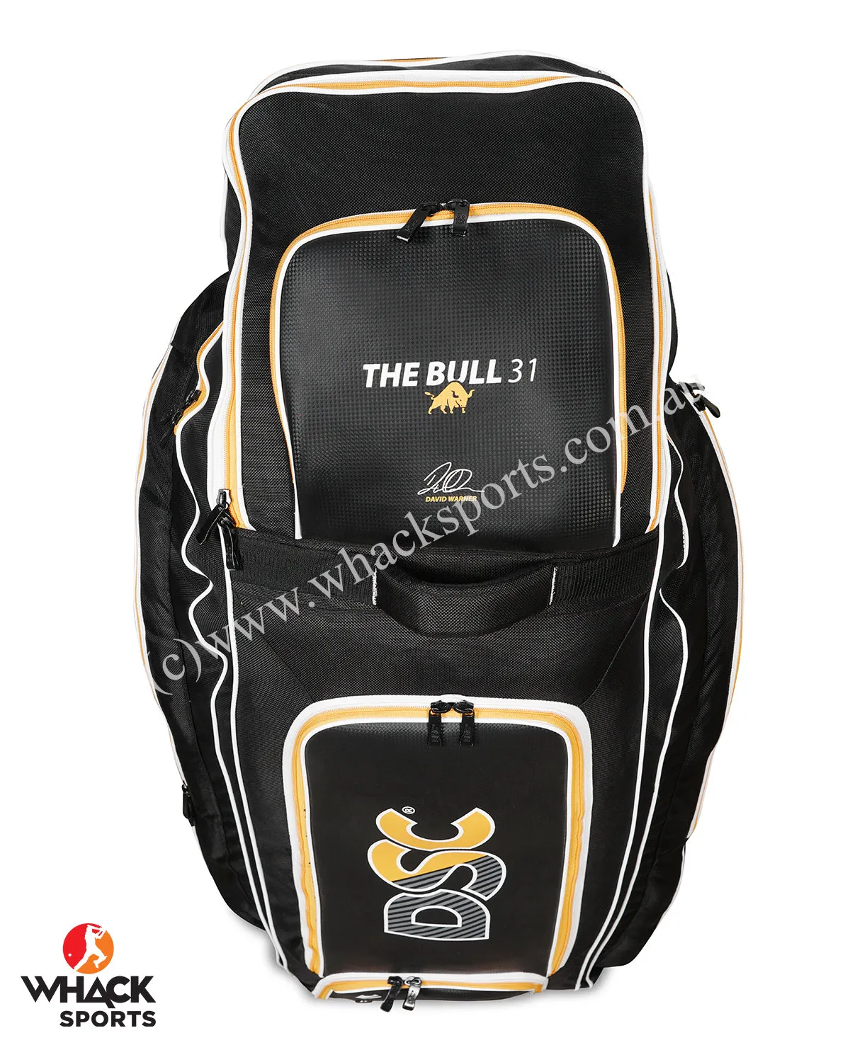 DSC Krunch The Bull 31 Cricket Kit Bag - Wheelie Duffle - Large