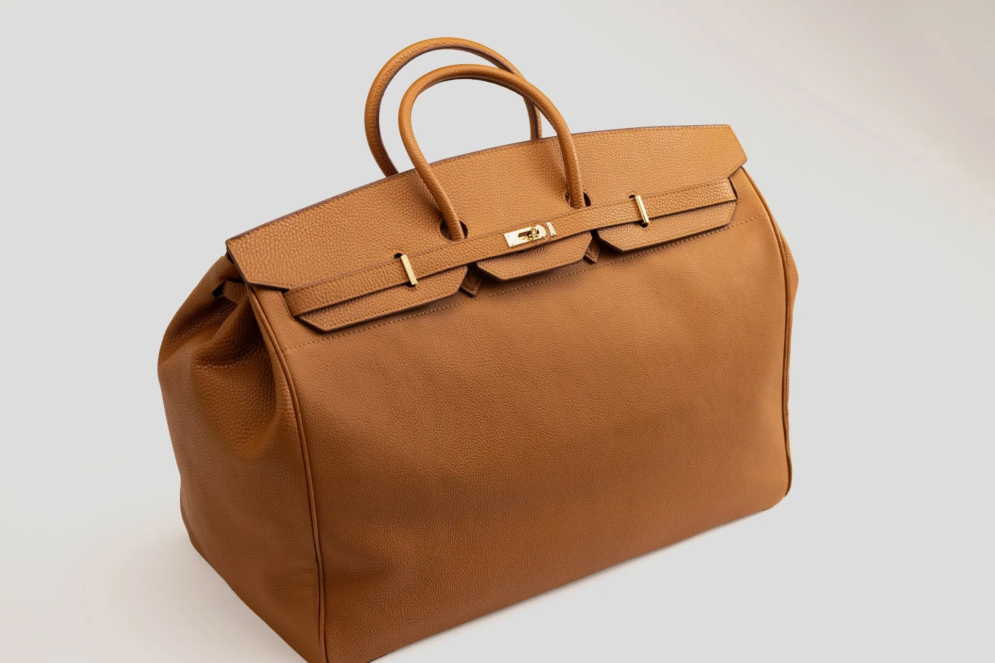 Duffle Bag - Togo Camel