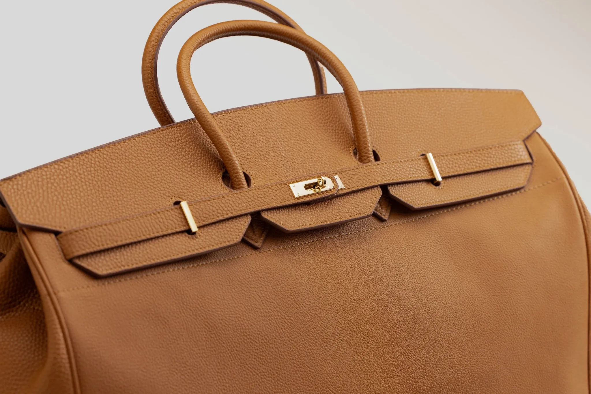 Duffle Bag - Togo Camel