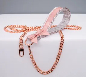 Dusty Lilac and Mauve Rose Gold Leash