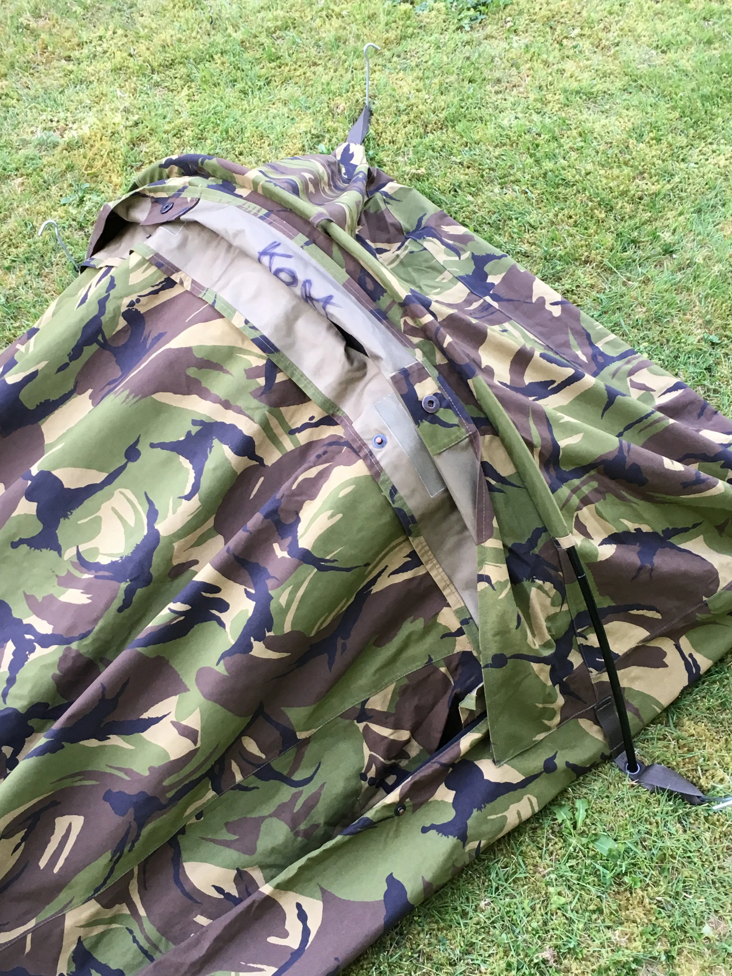 Dutch "Gore-Tex" Camo Military "Hooped" Bivvy Bag - Mixed Grades