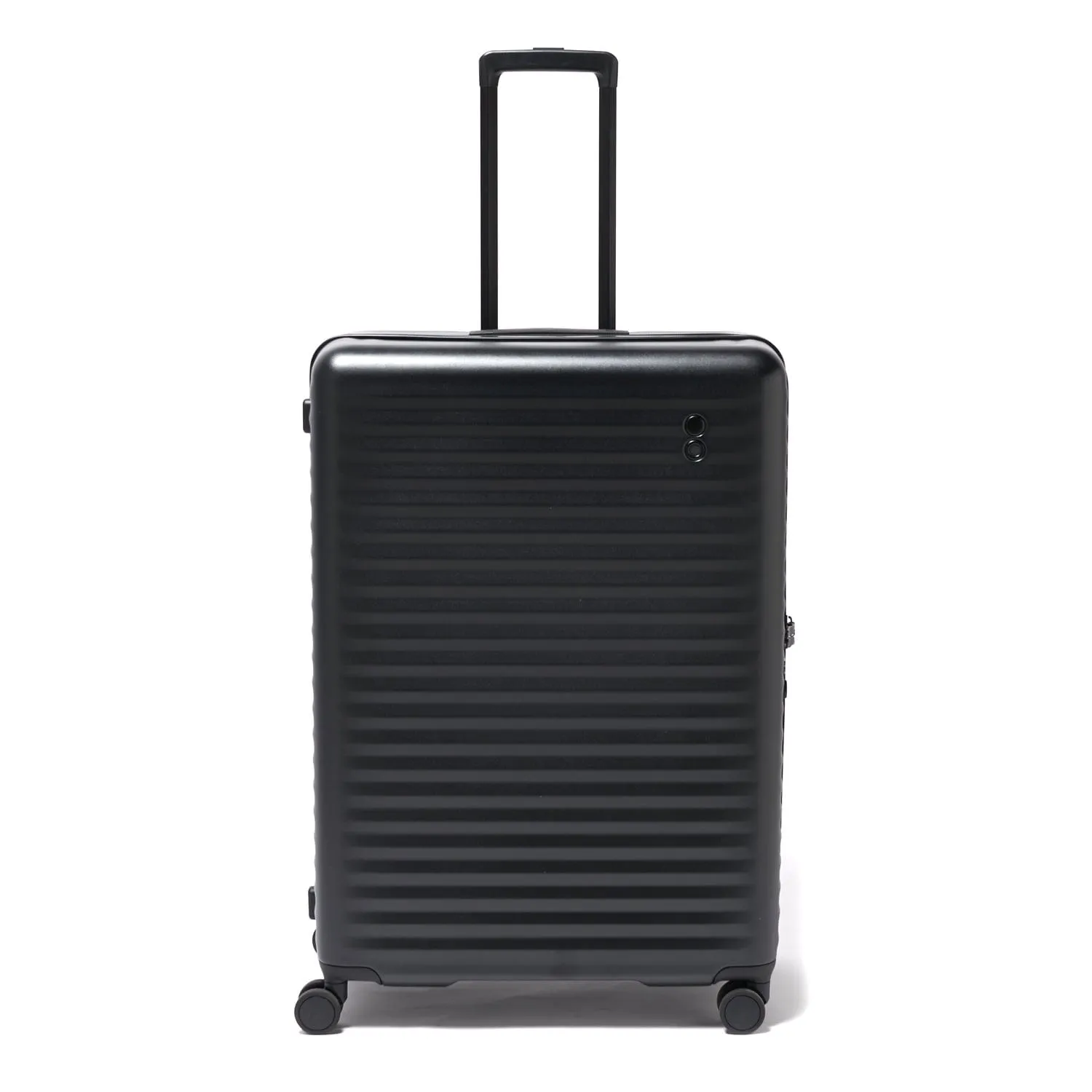 Echolac Celestra 75cm Hardcase Non-Expandable 4 Double Wheel Check-In Luggage Trolley Black - PC183 28 WOE Black