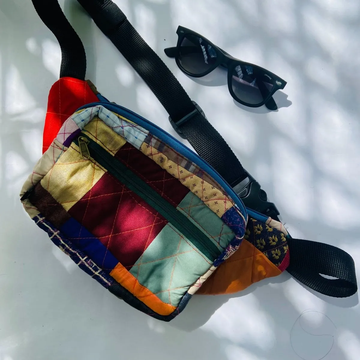 Eco-friendly Fanny Pack- Patchwork - Quilted