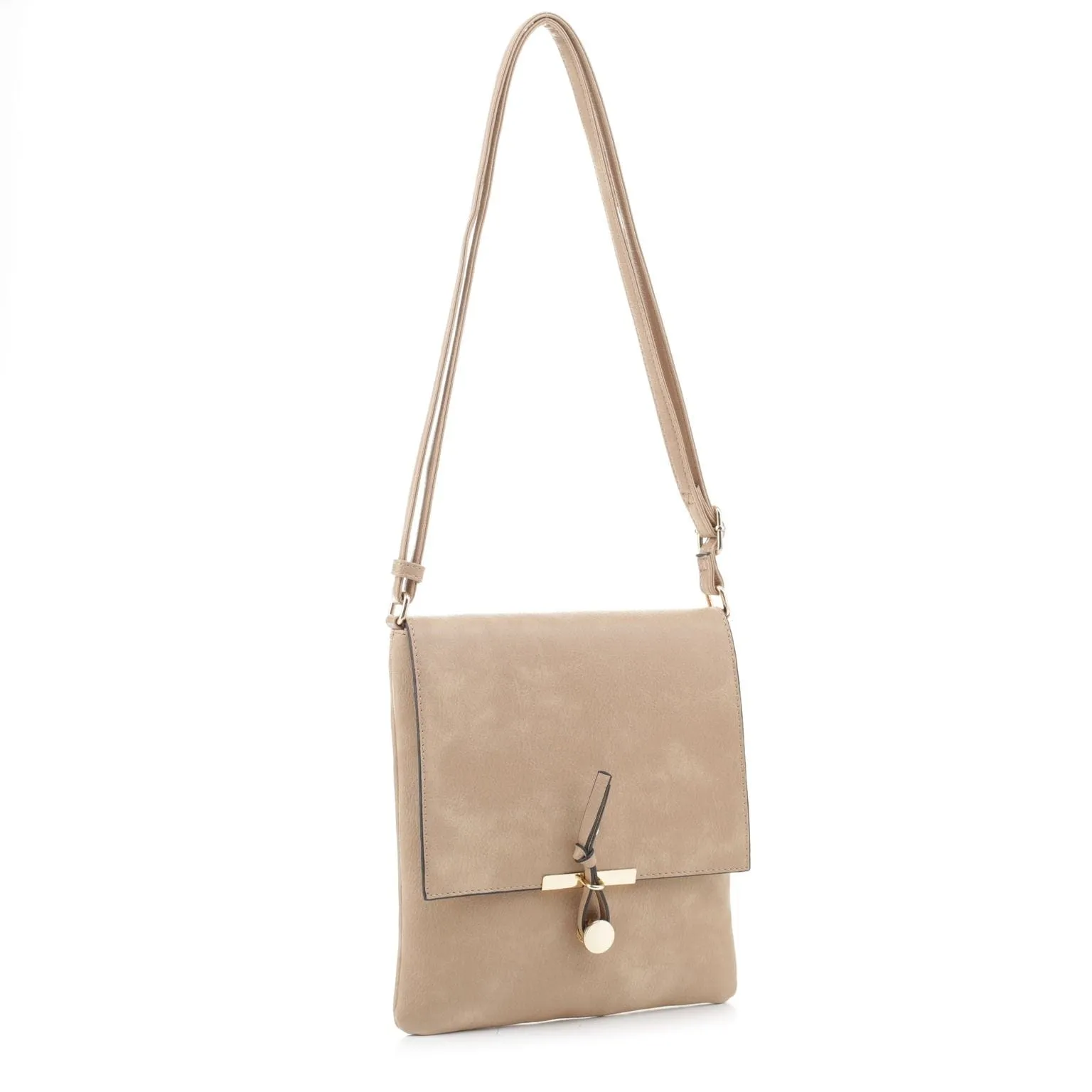 EM5450 Monogrammable Soft Modern Fold-Over Crossbody