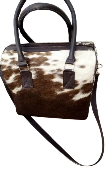 Exquisite Cowhide Leather Large Shoulder Bag For Women Office Bag