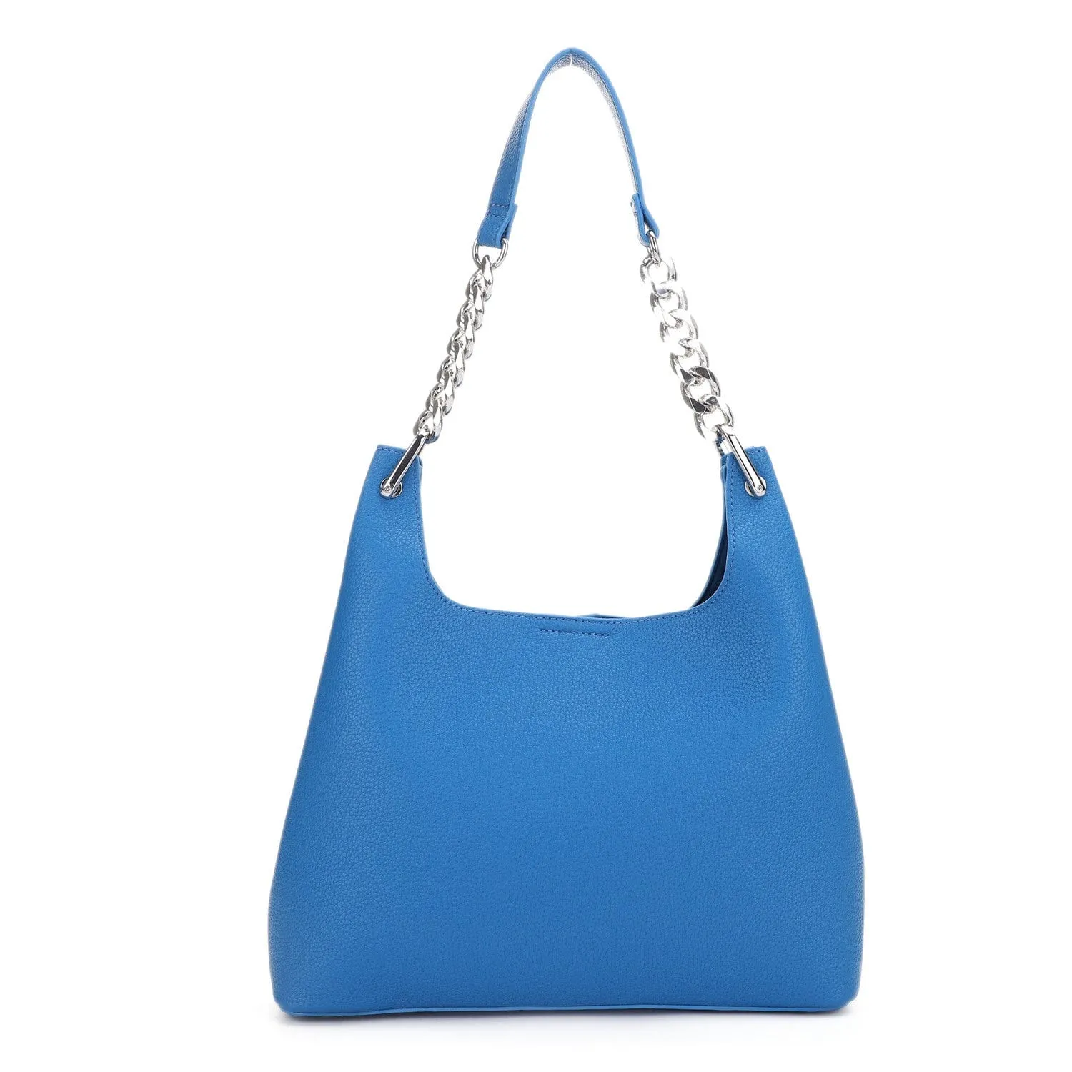 FC20629 Alicia Hobo Tote Bag With Chain Detail Strap