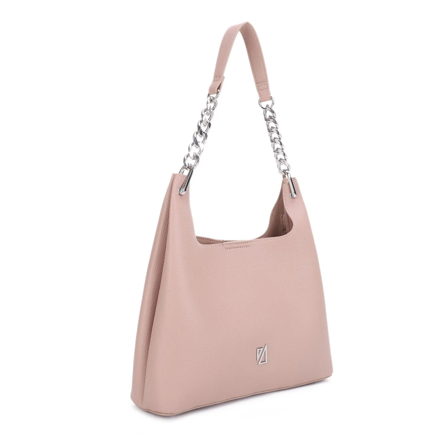 FC20629 Alicia Hobo Tote Bag With Chain Detail Strap