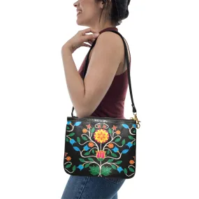 Floral Beadwork Four Clans Small Shoulder Bag