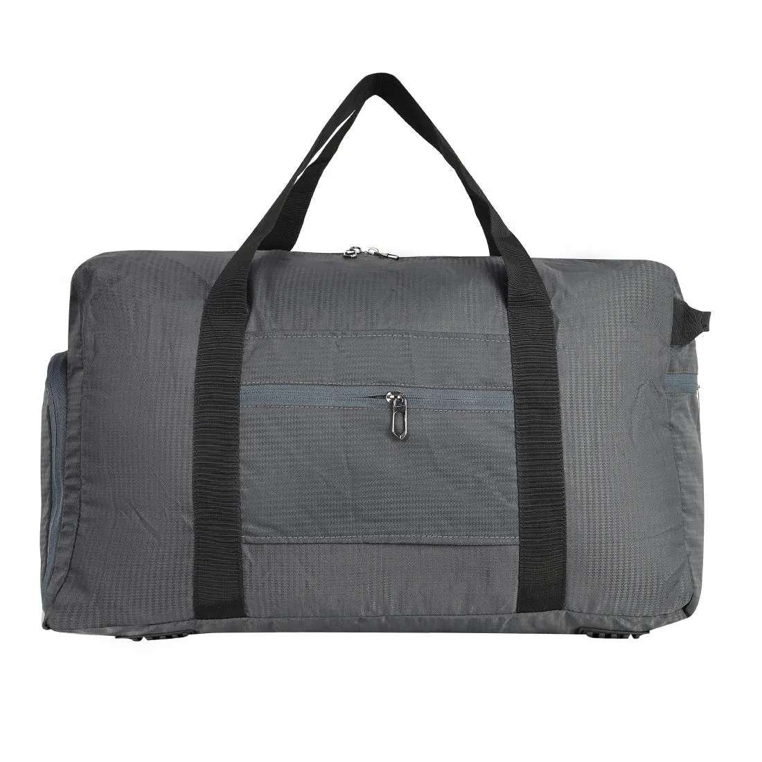 Fly Fashion Polyester Fold able Travel Duffel Bag Men Luggage Women -(Grey)