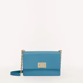 FURLA 1927 CROSSBODY BAG IN BLUE