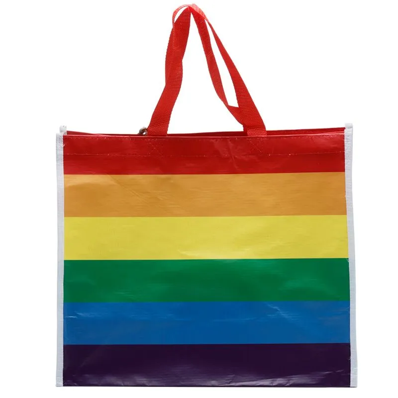 Gay Rainbow Flag Reusable Shopping Bag