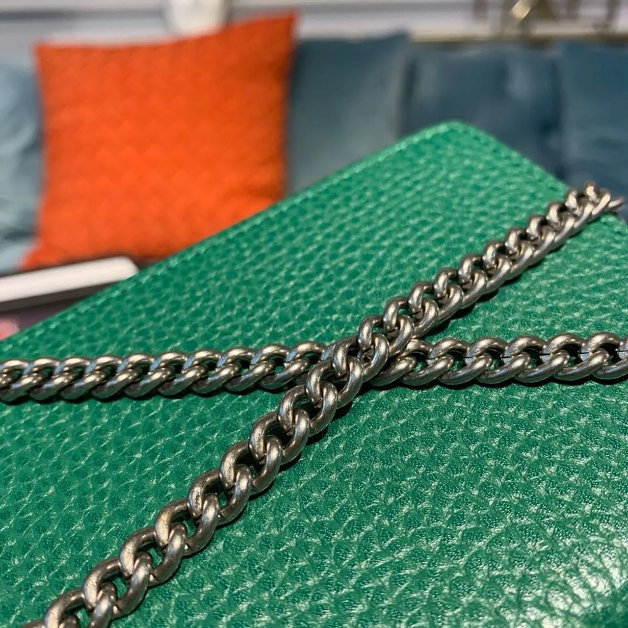 gg Dionysus Super Mini Bag Emerald Green Metal-Free Tanned For Women 6.5in/16.5cm gg 476432 CAOGX 3120