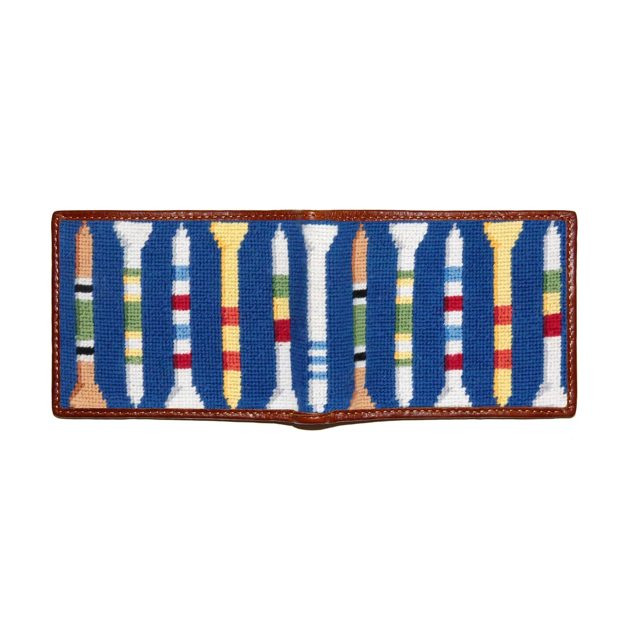 Golf Tees Bi-Fold Wallet - Blueberry