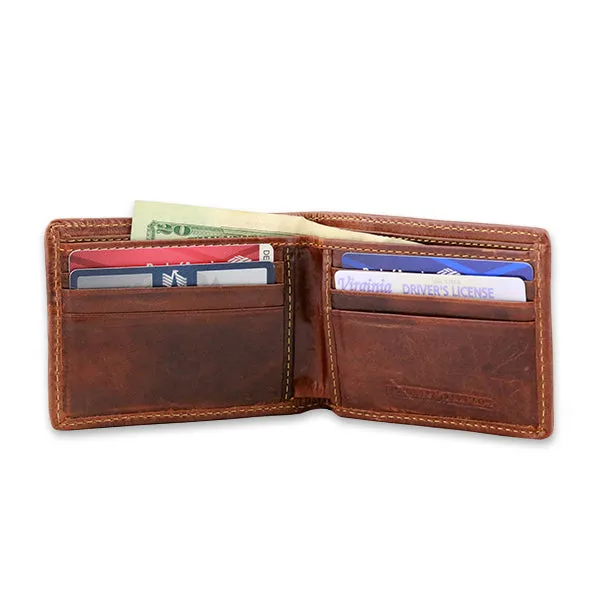 Golf Tees Bi-Fold Wallet - Blueberry