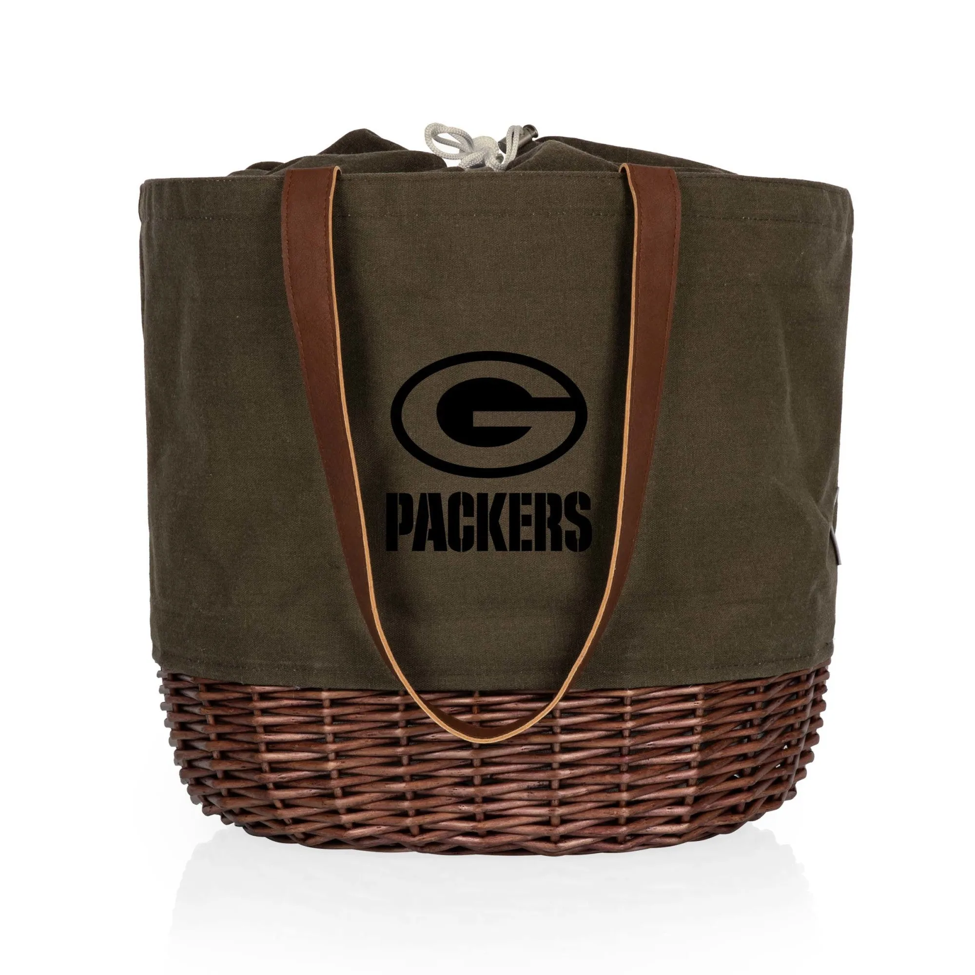 Green Bay Packers - Coronado Canvas and Willow Basket Tote