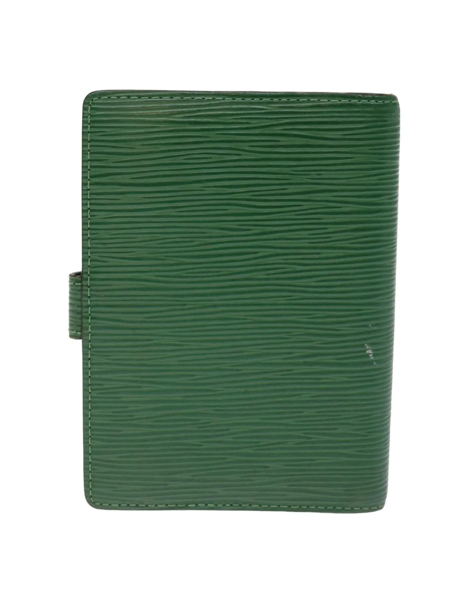 Green Epi Leather Day Planner Cover with Accessories - Used (RANK C)