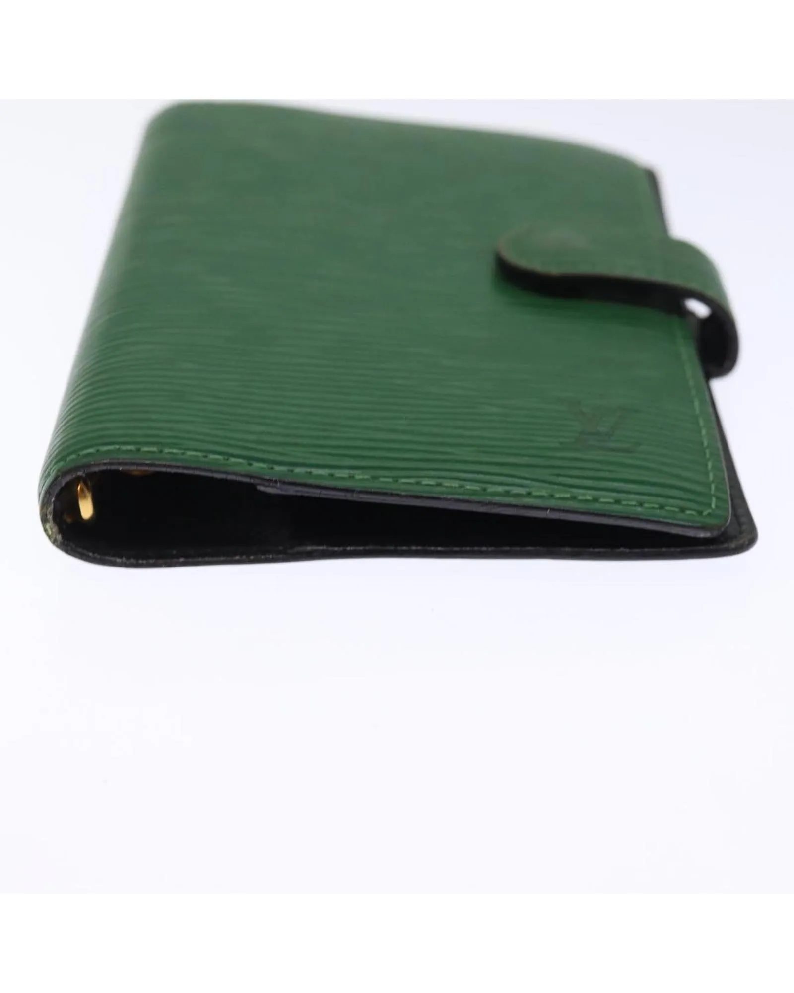 Green Epi Leather Day Planner Cover with Accessories - Used (RANK C)