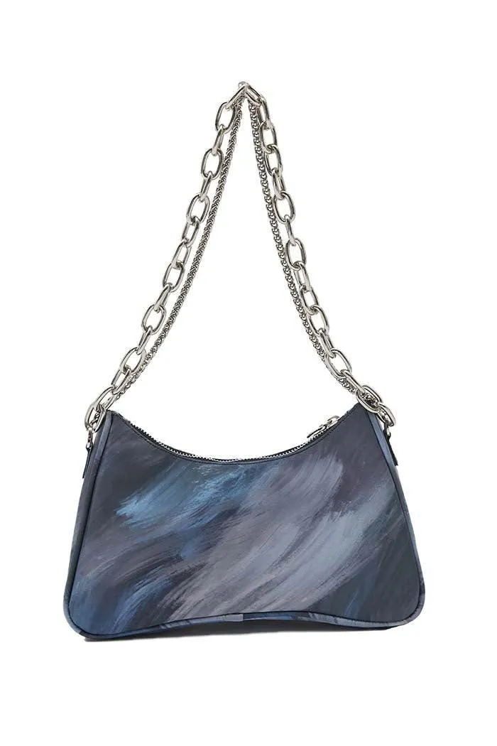 Grey-Blue Painting Bag