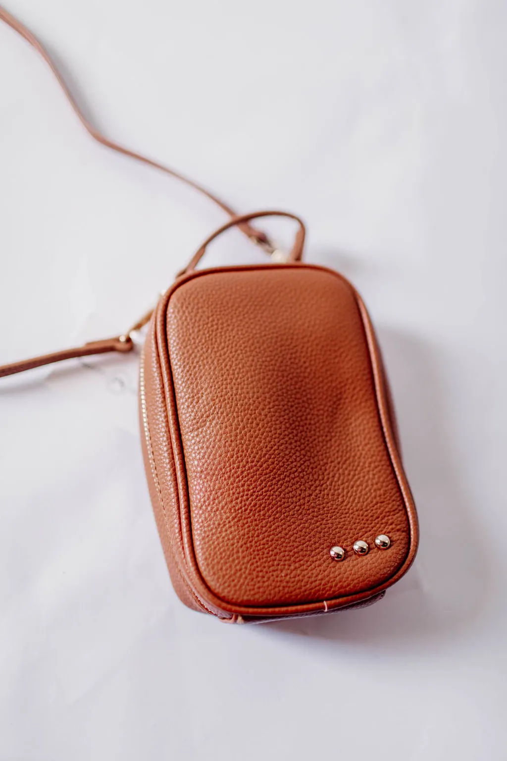 Harlow Chestnut Brown Crossbody Bag