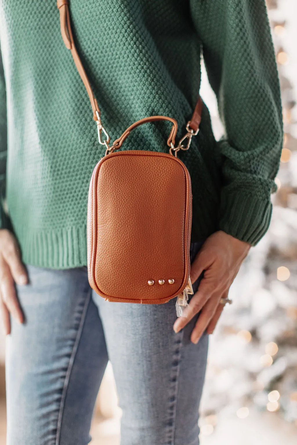 Harlow Chestnut Brown Crossbody Bag