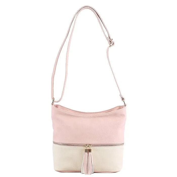 HB3016C Monogrammable Fashion Crossbody Bag With Tassel